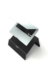 SİYAH Tüm Modellerle Uyumlu Çelik Notebook Laptop Standı Yükseltici Altlık