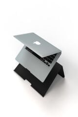 Siyah Tüm Modellerle Uyumlu Çelik Notebook Laptop Standı Yükseltici Altlık
