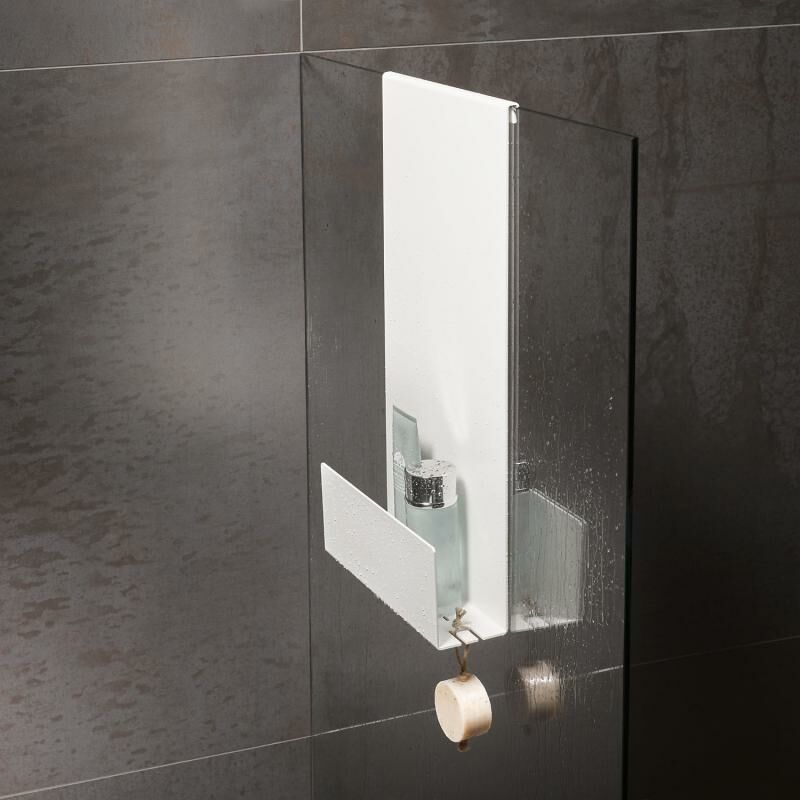 Modern, Estetik Ve Minimalist Tasarım Metal Asma Duş Rafı Paslanmaz Modern Metal Duş Rafı