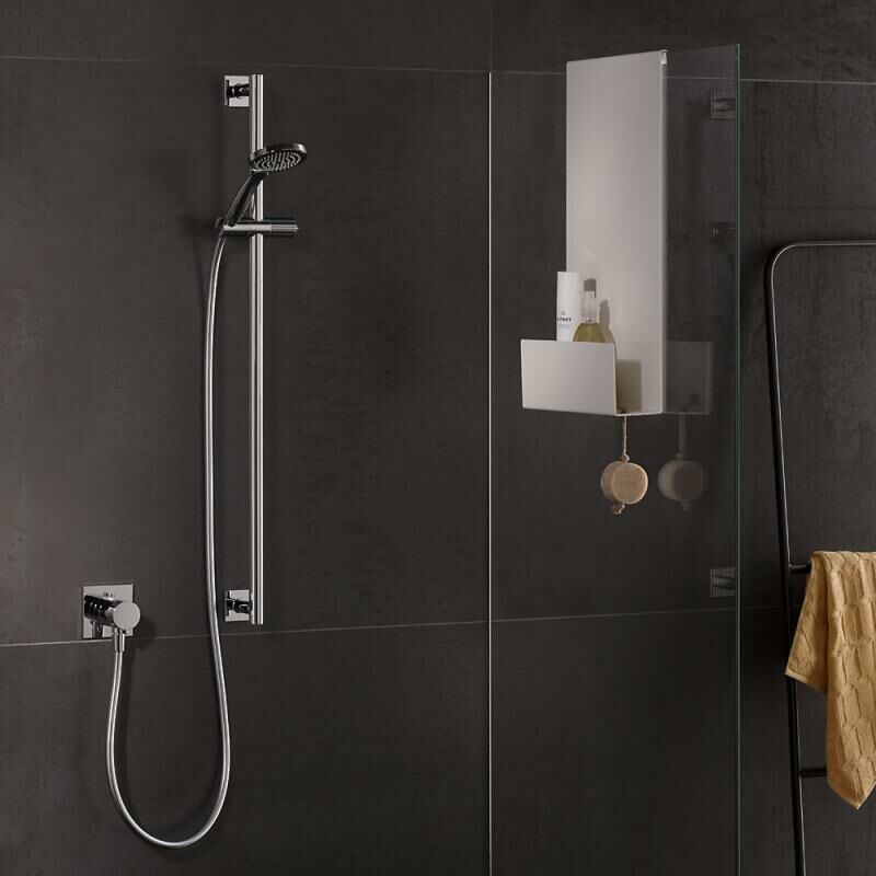 Modern, Estetik Ve Minimalist Tasarım Metal Asma Duş Rafı Paslanmaz Modern Metal Duş Rafı