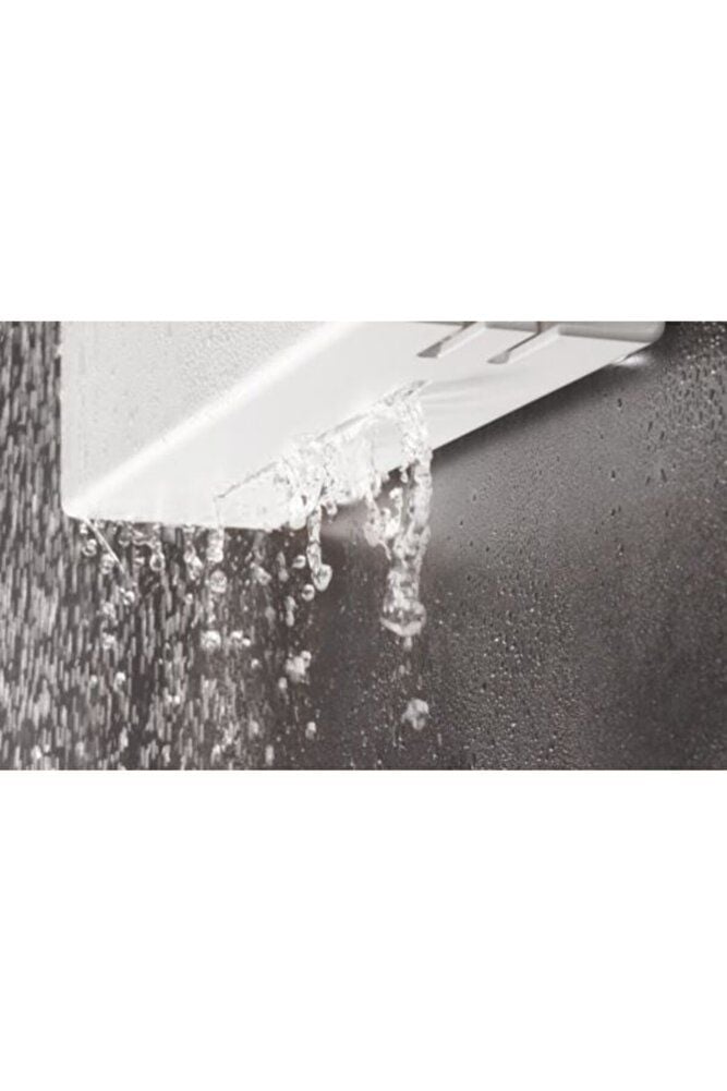 Beyaz Modern, Estetik Ve Minimalist Tasarım Metal Duş Rafı Paslanmaz Modern Metal Duş Rafı