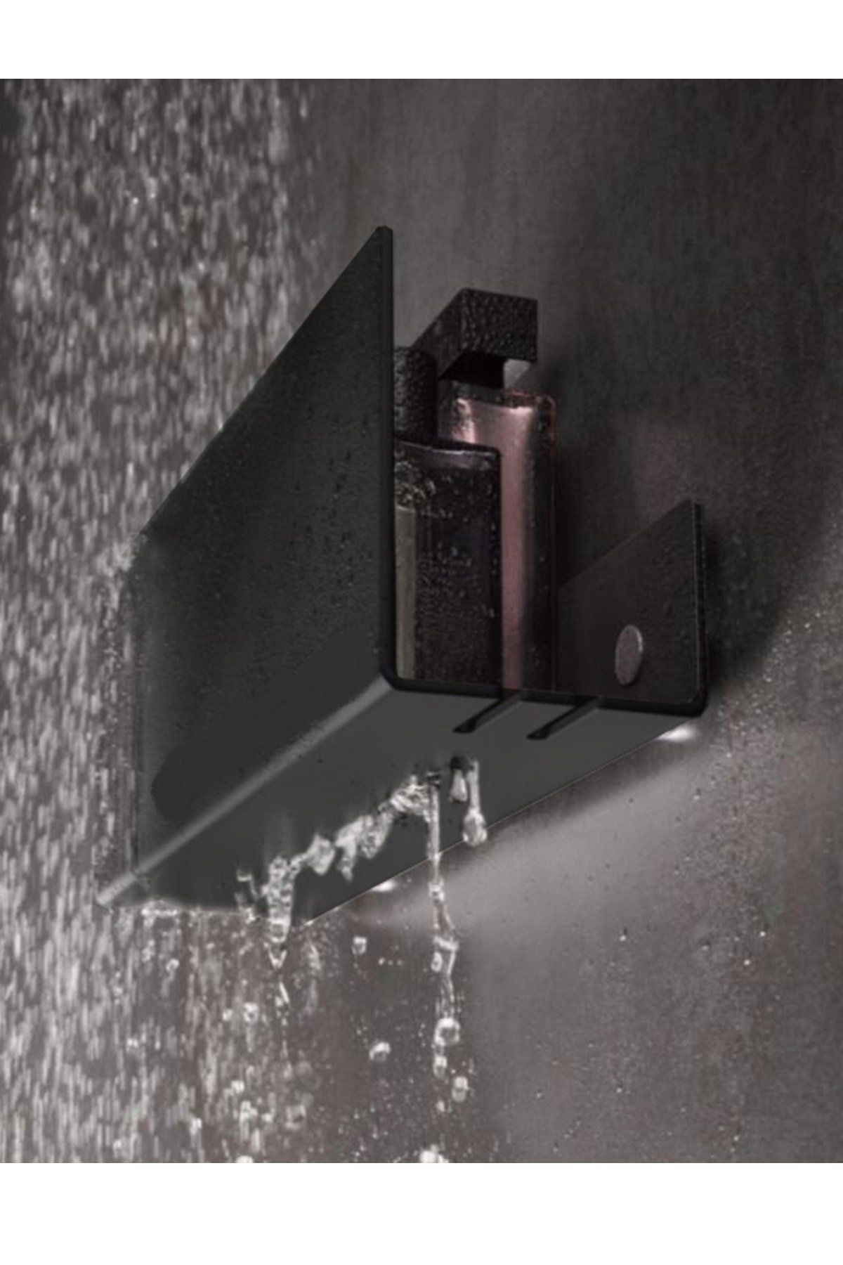 Modern, Estetik Ve Minimalist Tasarım Metal Duş Rafı Paslanmaz Modern Metal Duş Rafı
