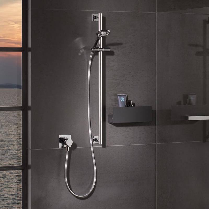 Modern, Estetik Ve Minimalist Tasarım Metal Duş Rafı Paslanmaz Modern Metal Duş Rafı